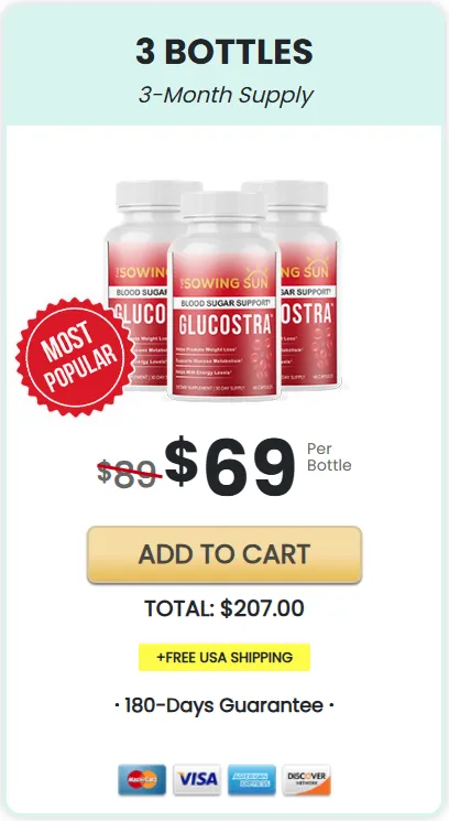 Buy Glucostra 3 bottle