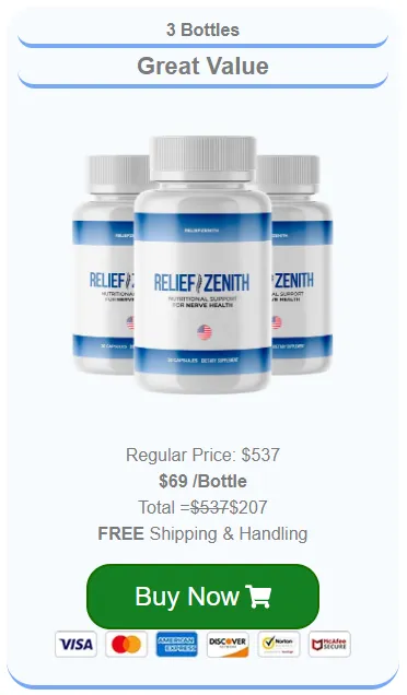 ReliefZenith 3 bottle