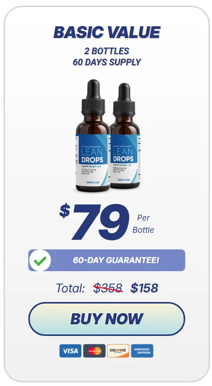 LeanDrops 1 bottle