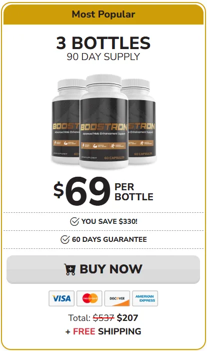 Boostron 3 bottle