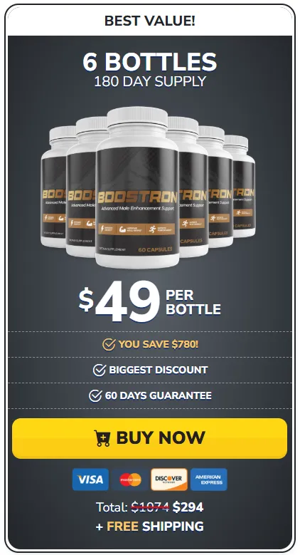 Boostron 6 bottle