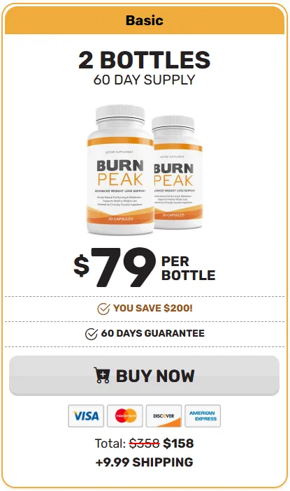 BurnPeak 1 bottle