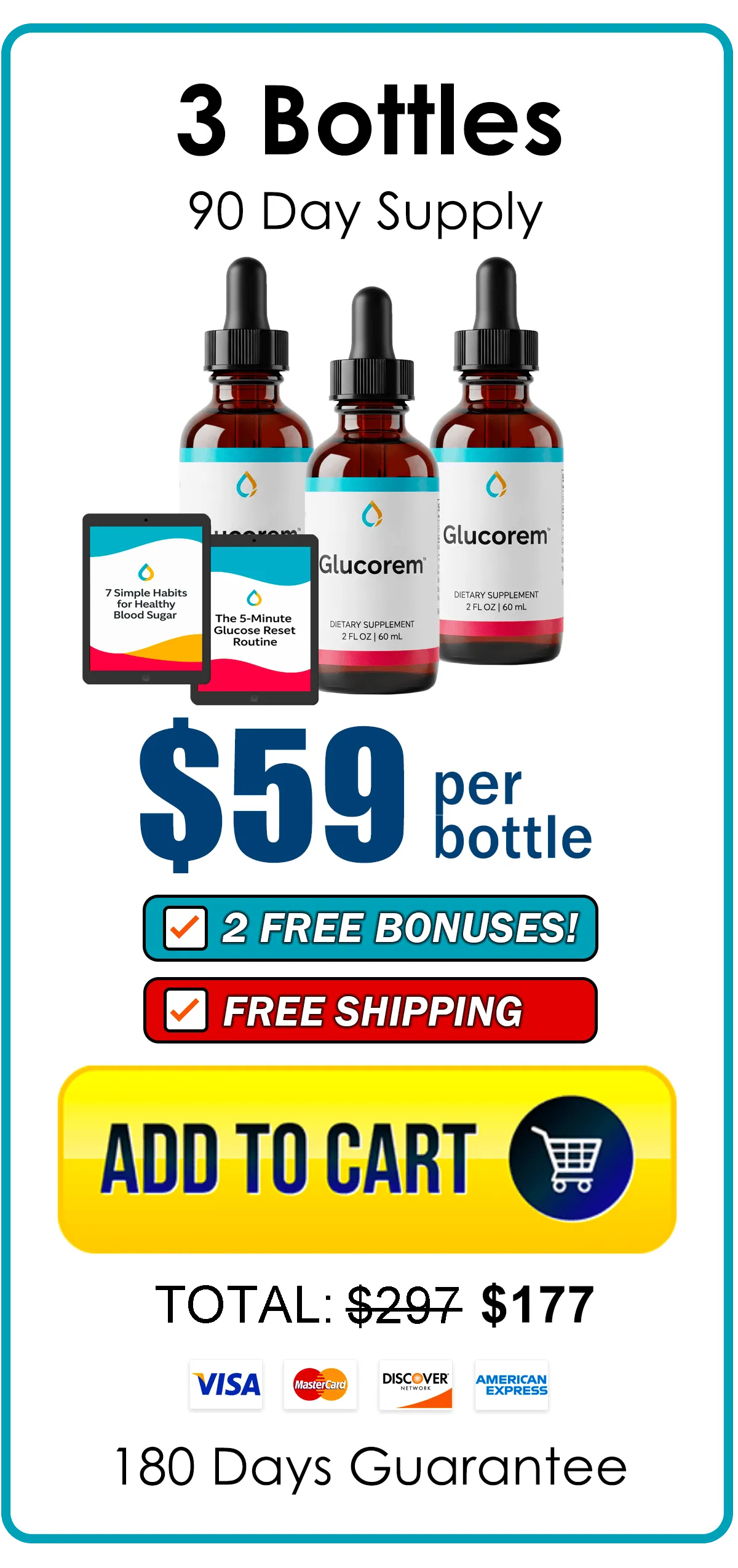Glucorem 3 bottle