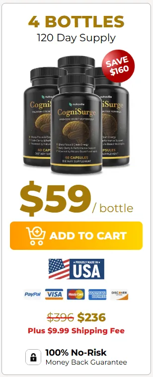 CogniSurge 3 bottle
