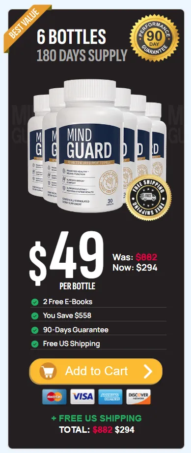 MindGuard 6 bottle