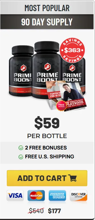 PrimeBoost Buy  3 bottle