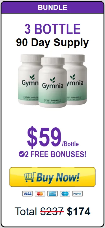 Gymnia 3 bottle