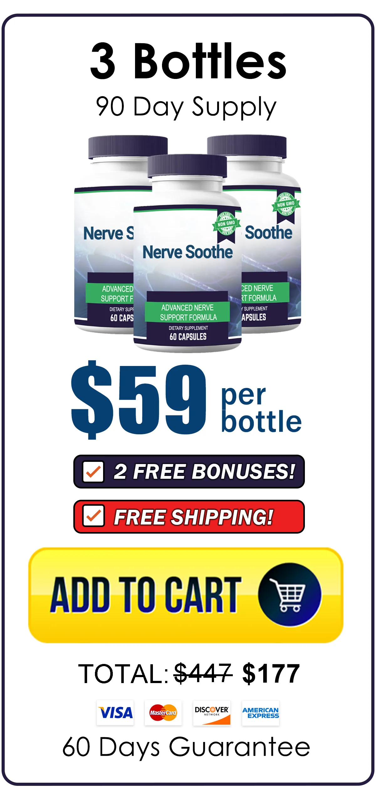 Nerve Soothe 3 bottle