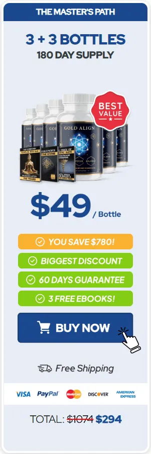 GoldAlign 6 bottle