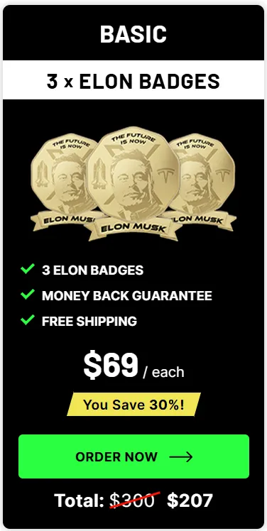 Buy Elon Badge 3 Badges