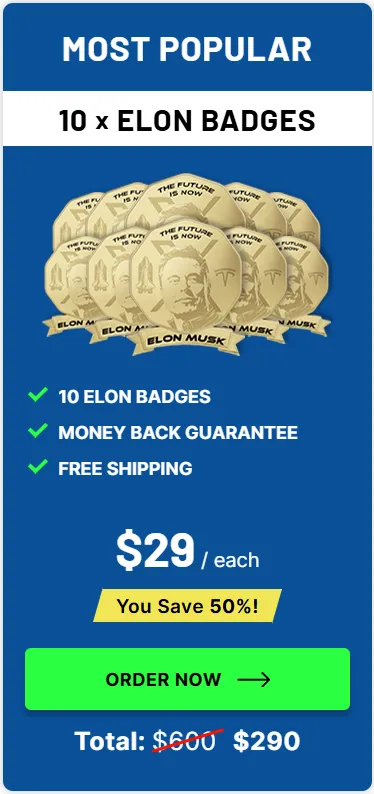 Buy Elon Badge 10 Badges