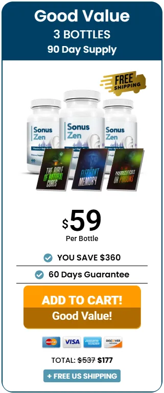 SonusZen 3 bottle