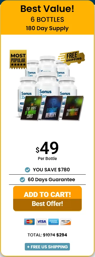 SonusZen 6 bottle