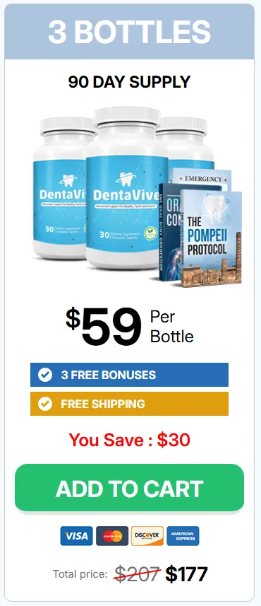 DentaVive 3 bottle