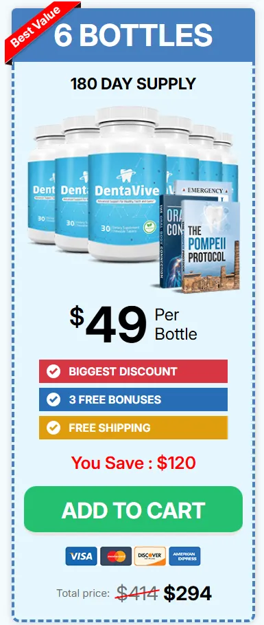DentaVive 6 bottle