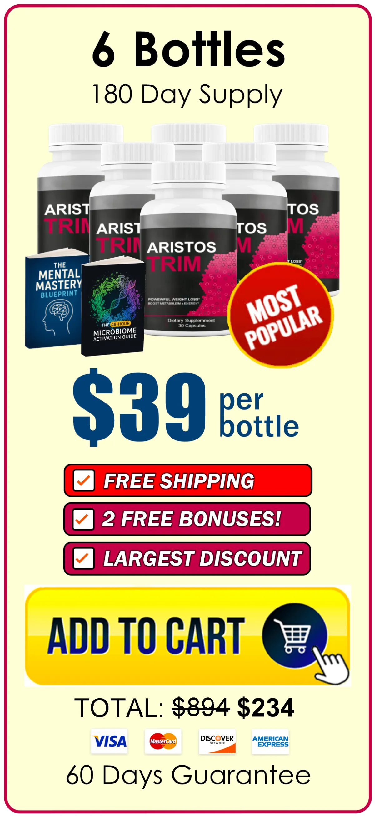 Aristos Trim 6 bottle