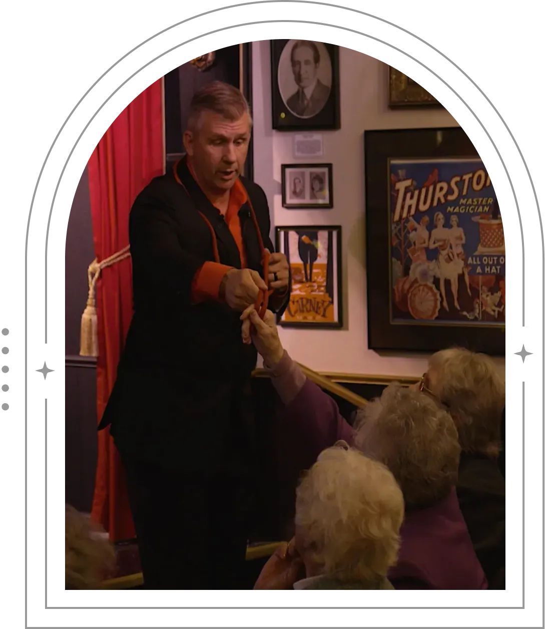Parlor Magician John Gardenier