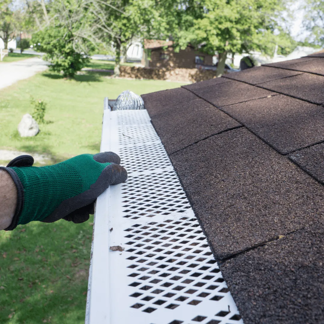 Leaf guard installation, Waterloo Ontario