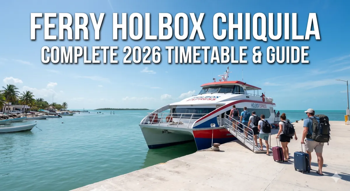 Ferry Holbox Chiquila The Complete 2026 Timetable and Guide