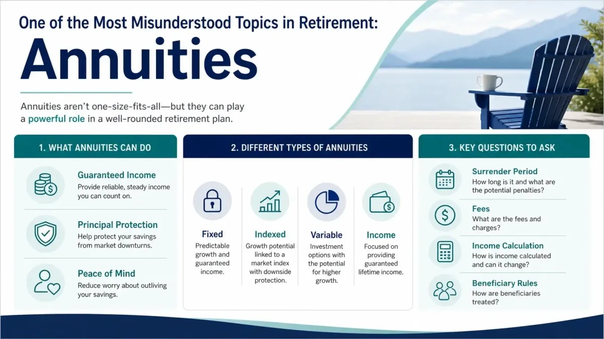 One of the Most Misunderstood Topics in Retirement: Annuities