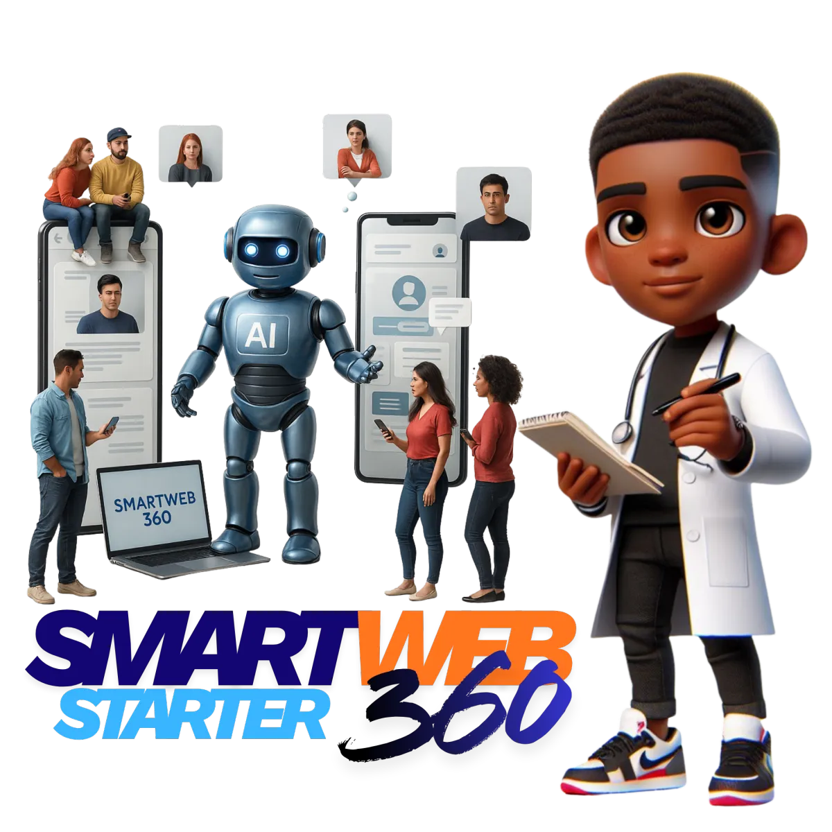 SmartWeb360 Starter AI business automation dashboard