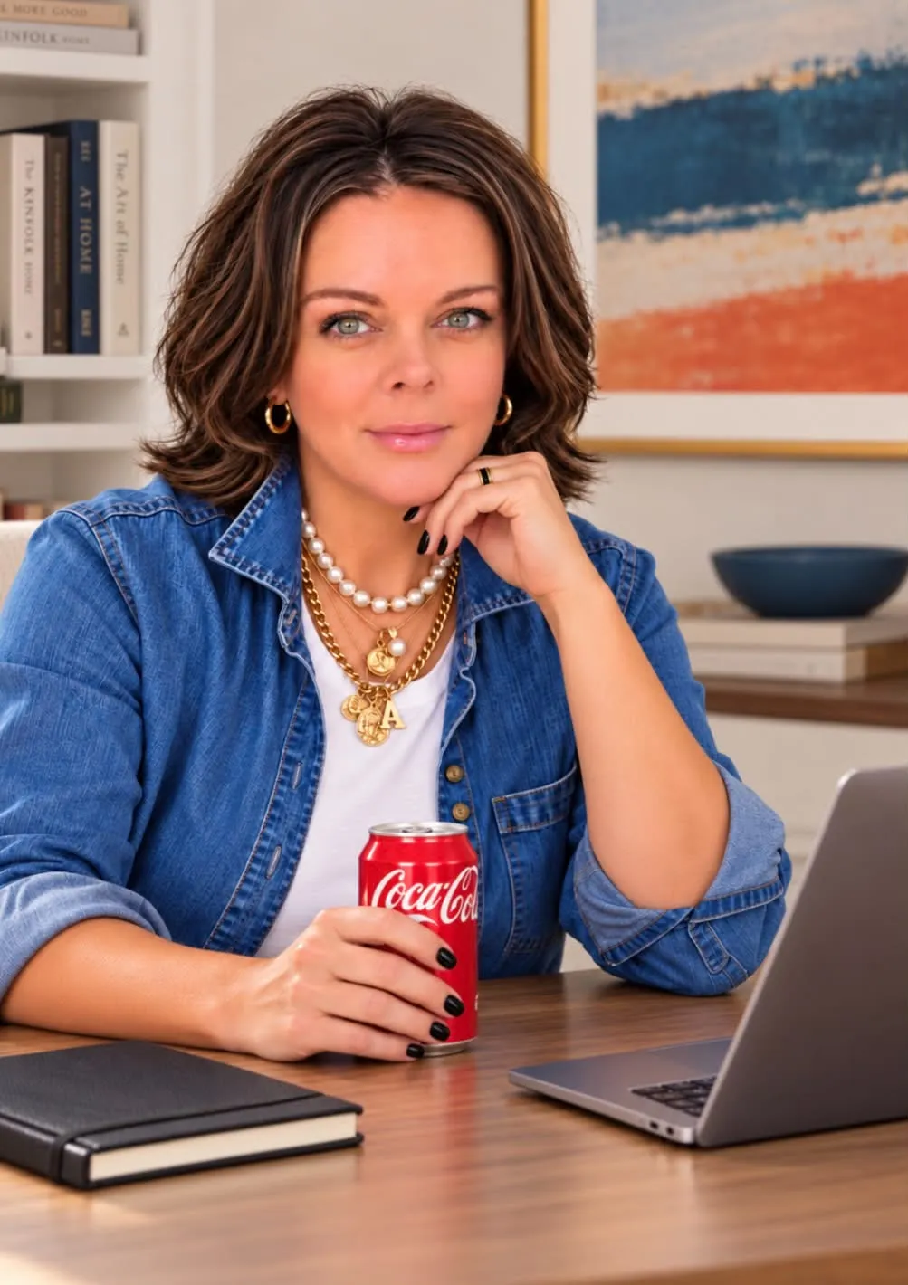 Film portrait of founder Amanda Reed in natural studio light