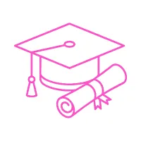 Graduation celebration services icon