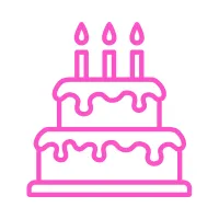 Birthday party and celebration icon