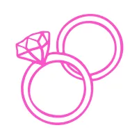 Wedding and engagement events icon
