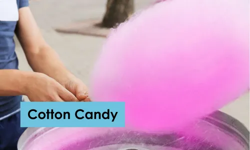 Fresh cotton candy being spun for events in Grand Forks ND