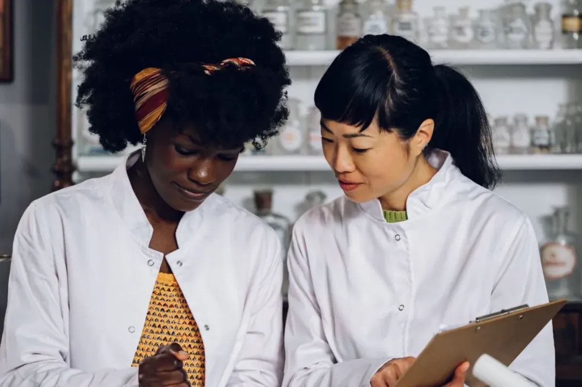 Pharmacists Consulting Over Patient Medication