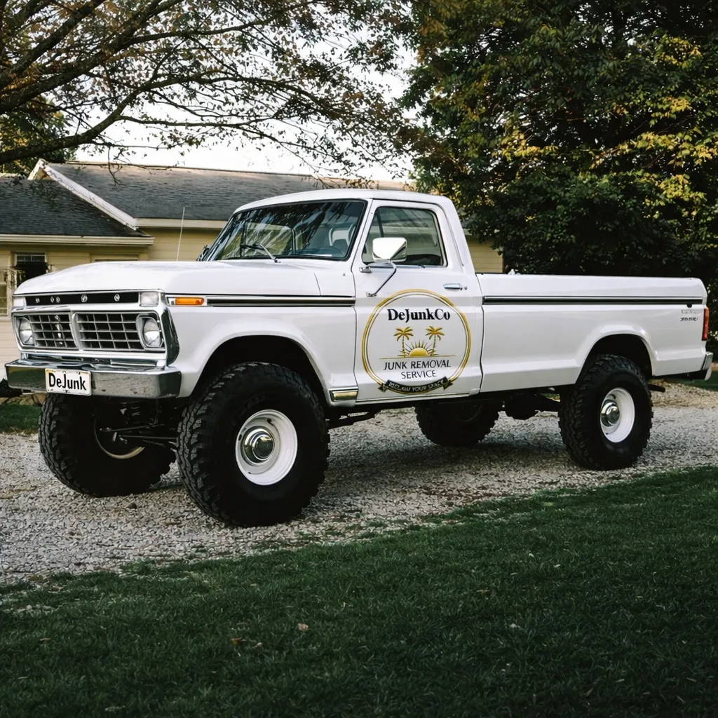 Retro Ford Used For Junk Removal