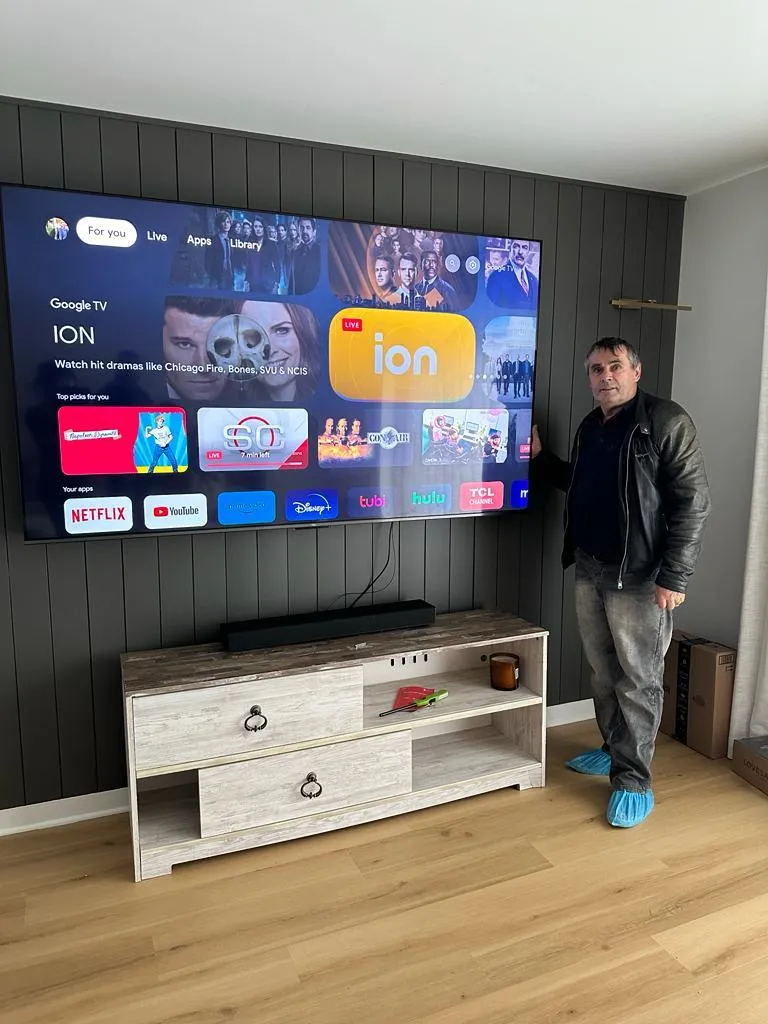 Professional TV mounting service in Oakton Virginia
