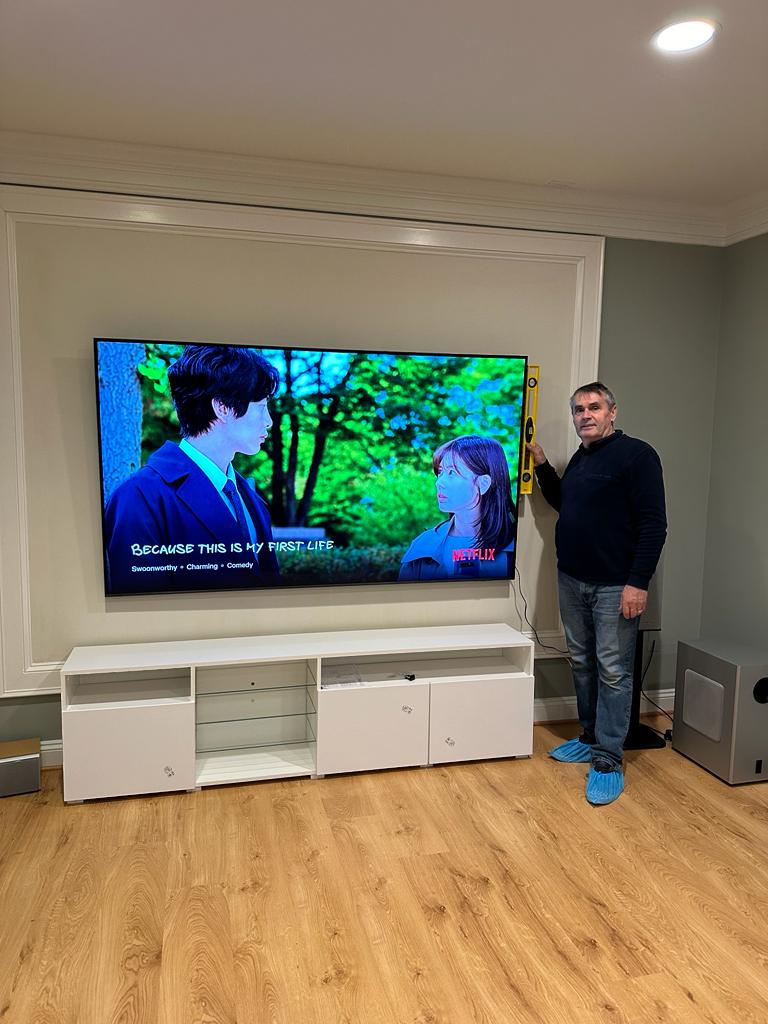Professional TV mounting service in Occoquan Virginia