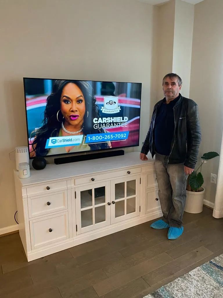 Professional TV mounting service in Aquia Virginia