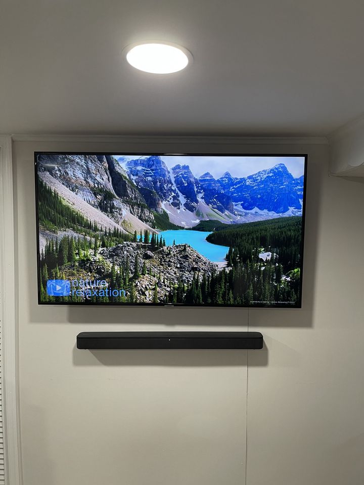 Professional TV mounting service in Fort Hunt Virginia