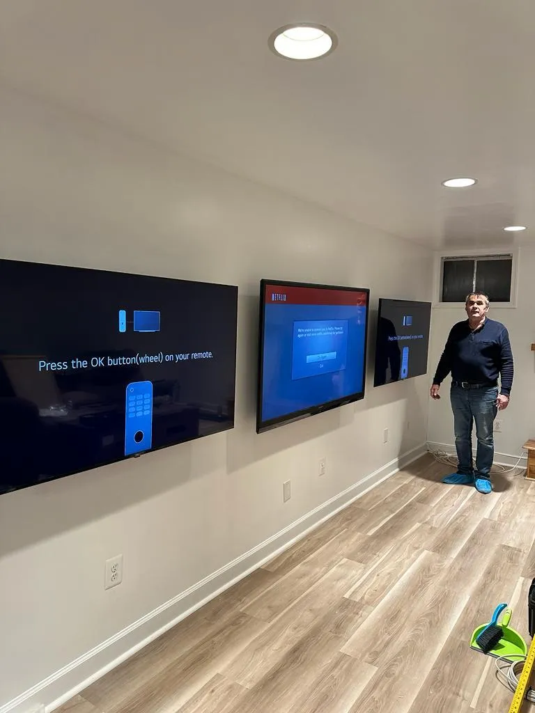 Professional TV mounting service in Winchester Virginia