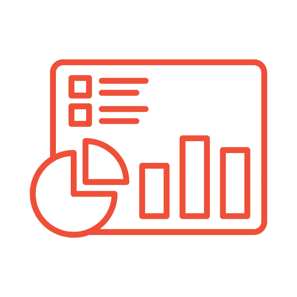 Analytics icon.
