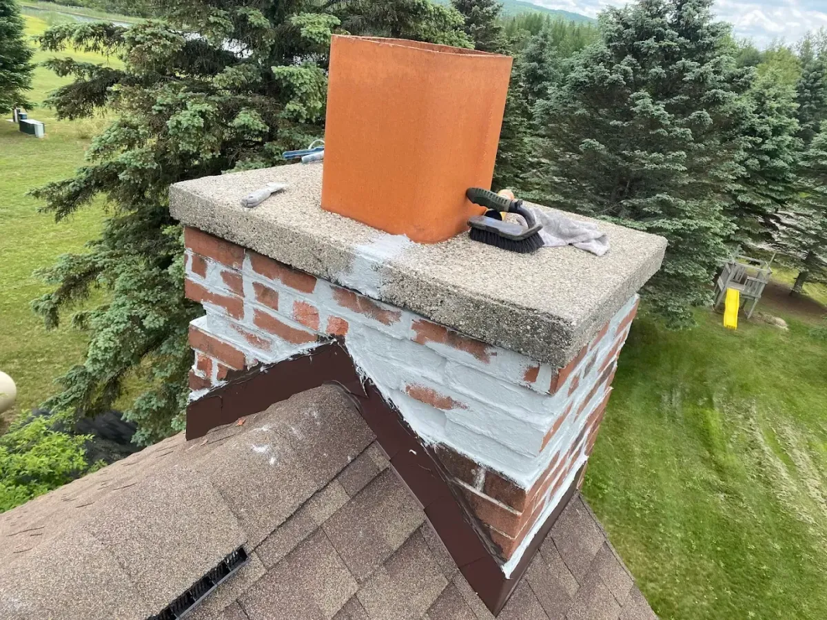Chimney Crown Repair Grand Traverse County