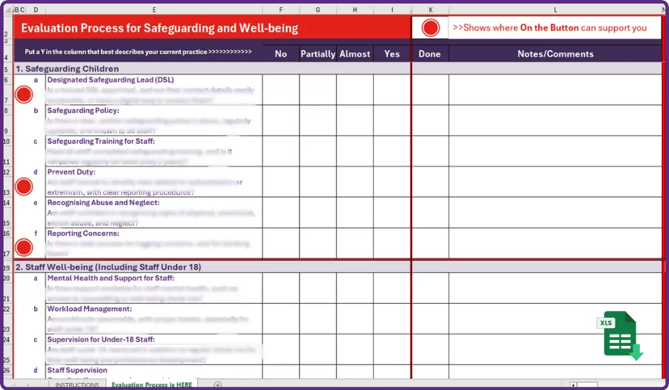 Safeguarding Evaluation Document