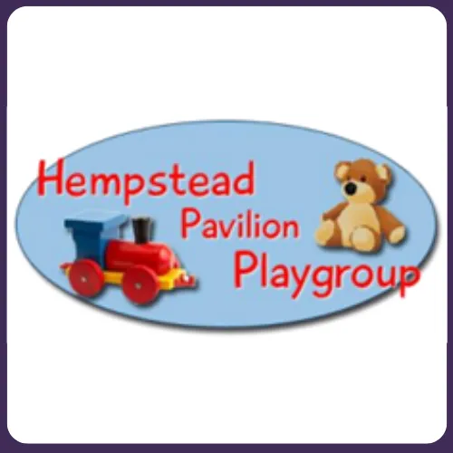 The logo Hempstead Pavilion Playroup that use On the Button Safeguarding Software