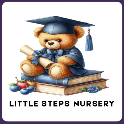 This is the logo of Little Steps Nursery who uses On the Button for their EYFS Safeguarding and Wellbeing logs