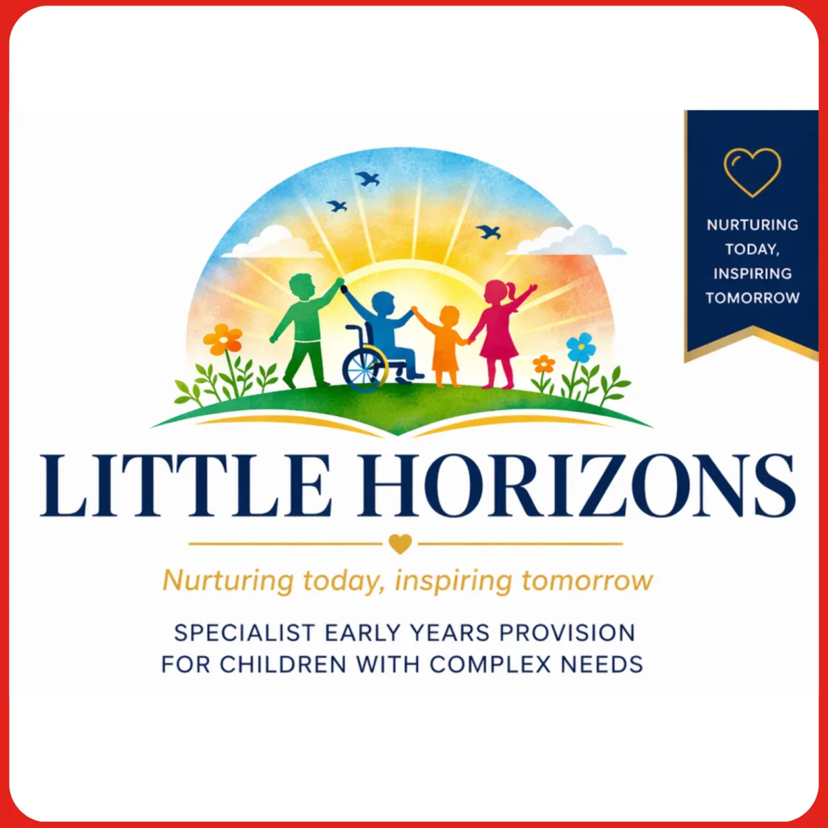 The logo of Little Horizons who uses On the Button, Well-being and Safeguarding EYFS Software