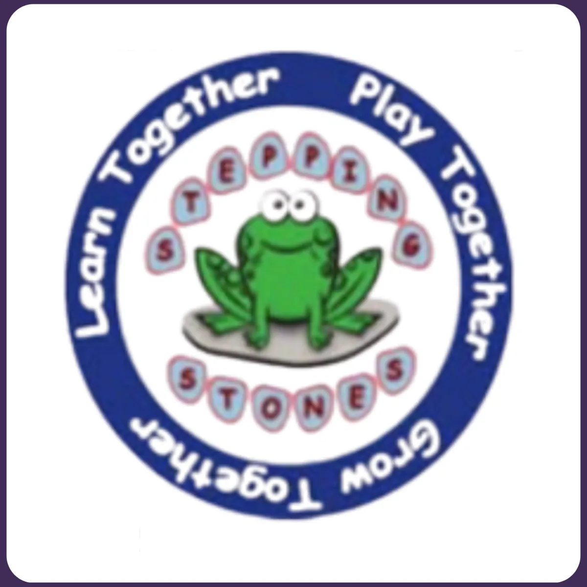The logo of Stepping Stones in Chester, who uses On the Button, Well-being and Safeguarding EYFS Software 