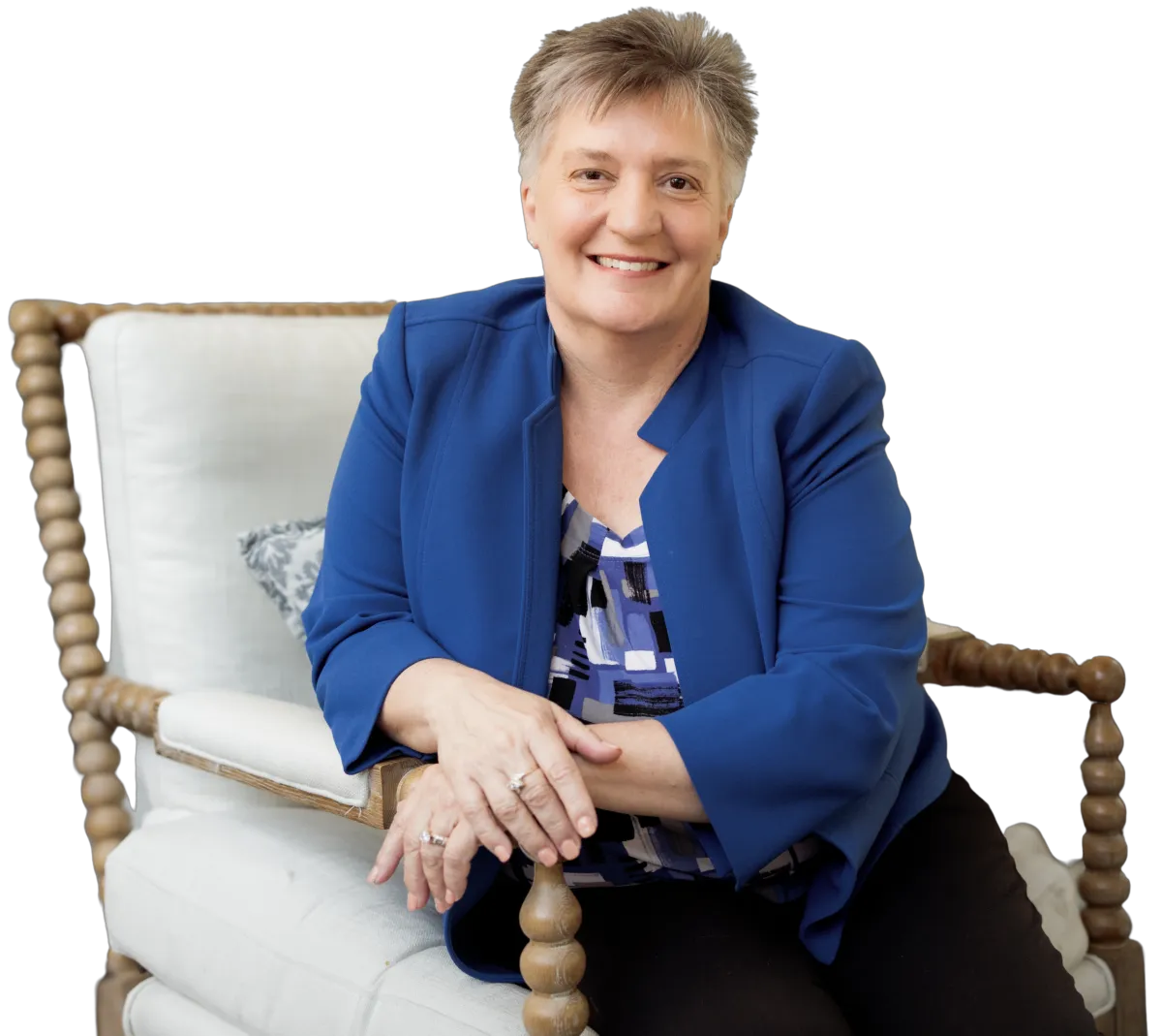 Image of Phyllis Edson, seated