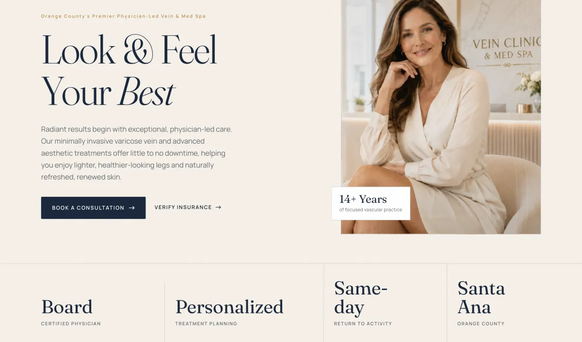 Orange county physician led vein and medspa