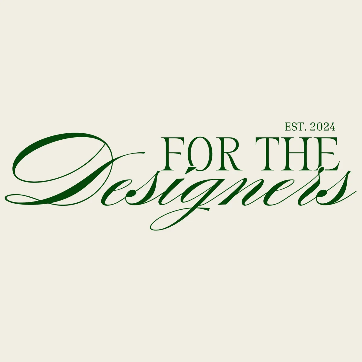 for the designers logo