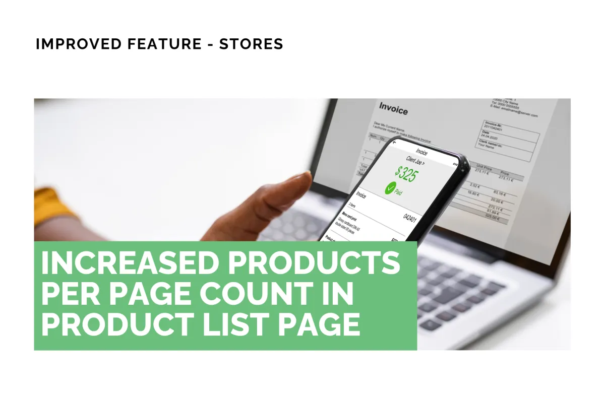 Increased Products Per Page Count in Product List Page