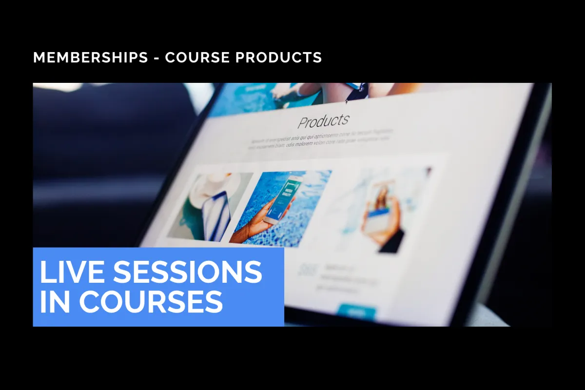 Live Sessions in Courses