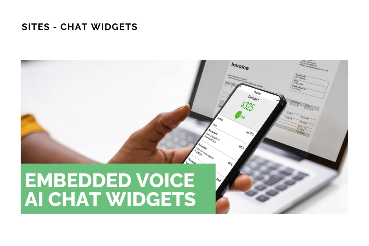 Embedded Voice AI Chat Widgets